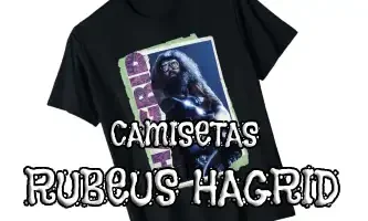 camiseta rubeus hagrid