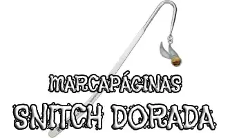 marcapáginas snitch dorada